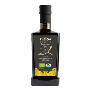 Ekologiškas rafinuotas šalto spaudimo rapsų aliejus EKKO 500ml