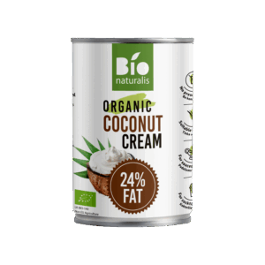 Ekologiškas 24 % riebumo kokosų kremas BIONATURALIS 400 ml