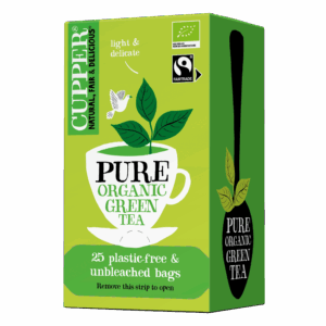 Ekologiška FAIRTRADE CUPPER žalioji arbata 43 g