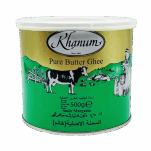 Lydytas sviestas GHEE KHANUM, 99,8 % riebumo 500 g